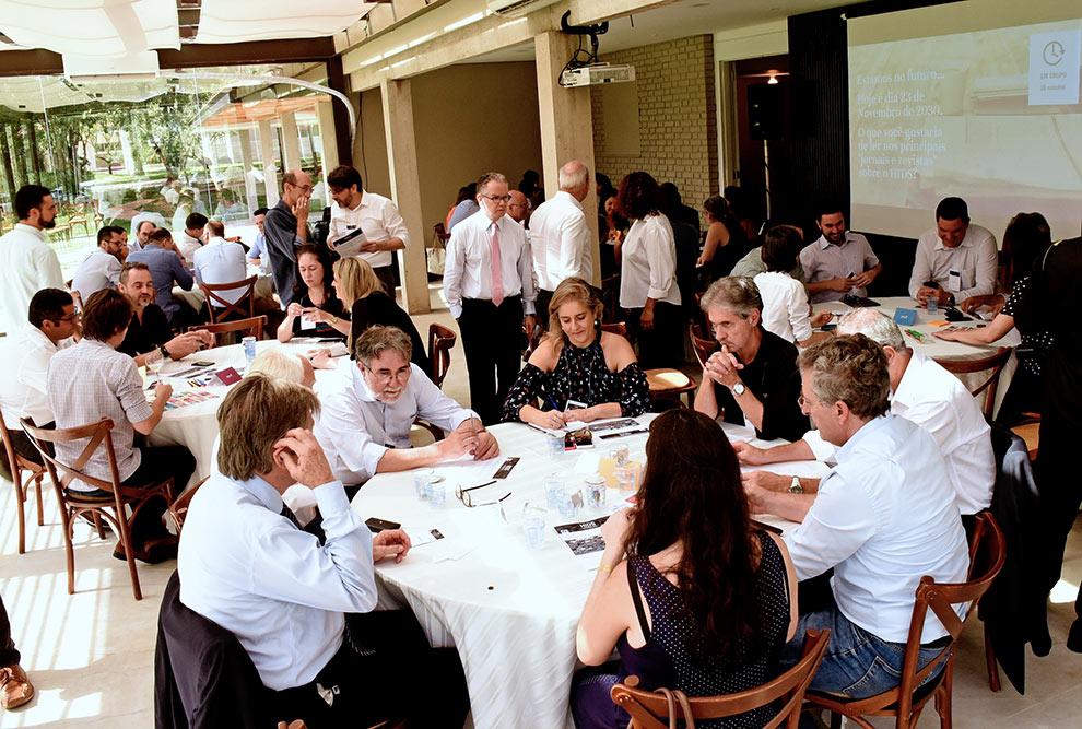 Participantes do workshop debatem instalação de futuro hub de desenvolvimento sustentável na Fazenda Argentina